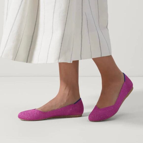 Rothy’s‎ Bloom Metallic The Flat Collector’s Edition Women’s Size 7 - Picture 1 of 10